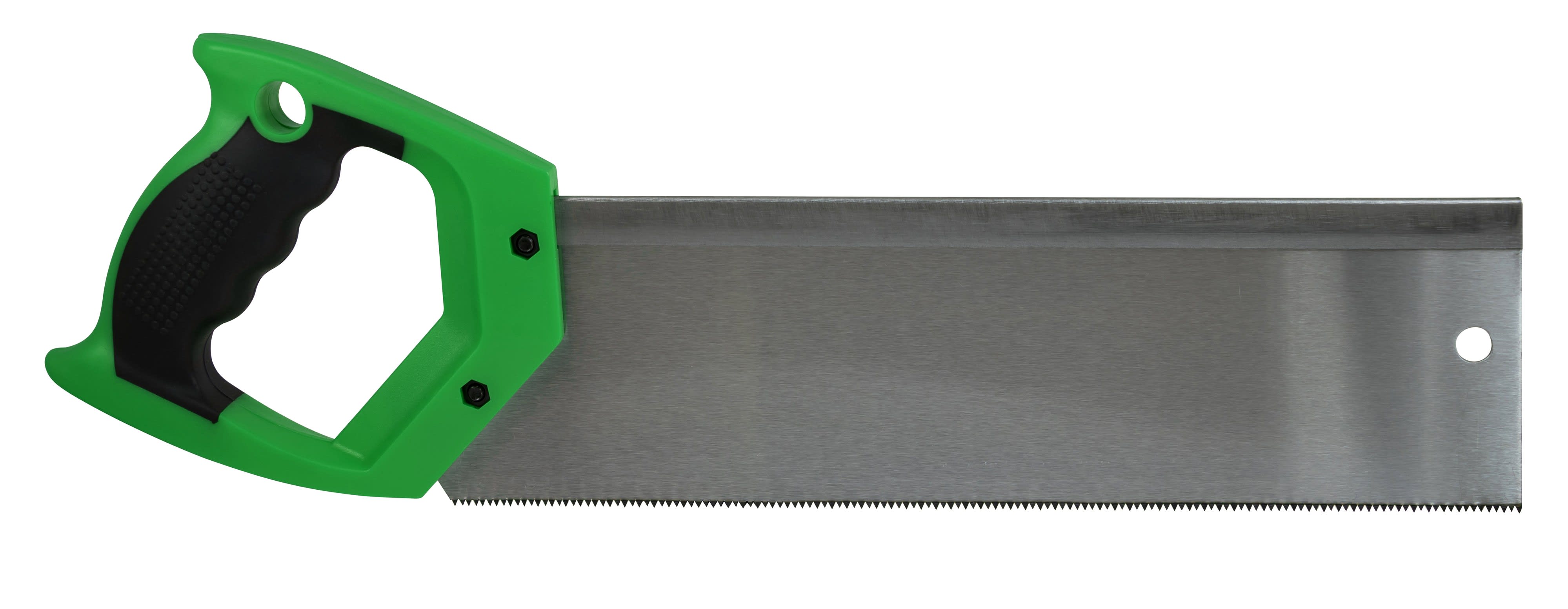 AGI Robur - Scie à dos droite 300 mm, poignée bi matière.