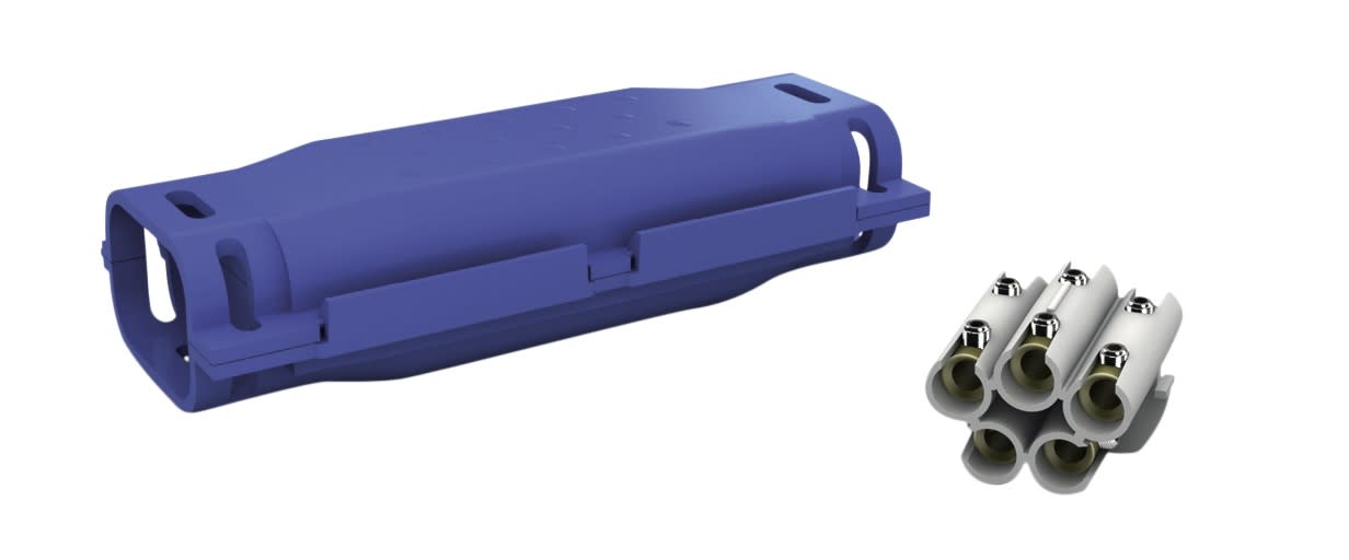 AGI Robur - Boite de jonction 0,6/1kV, IPX8, avec gel isolant et connect. 4 P 2,5-10mm²