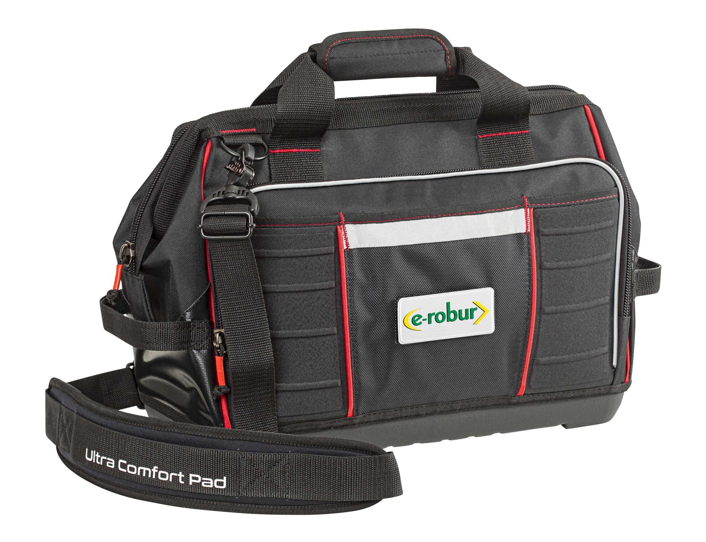 AGI Robur - Sac à outils toile base rigide, 400x230x200 mm