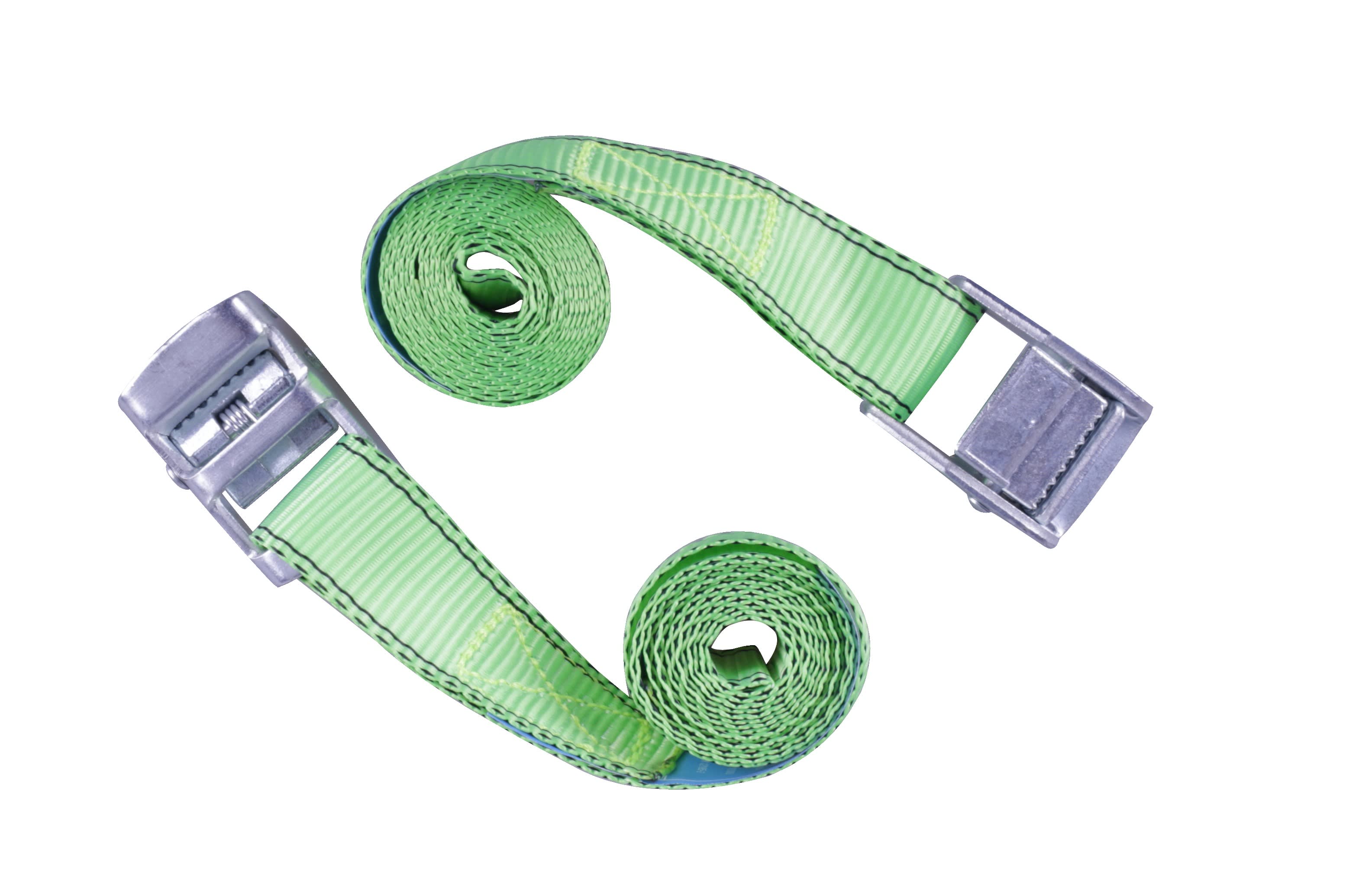 AGI Robur - 2 sangles d'arrimage avec boucle de serrage, 25 mm x 1,5 m