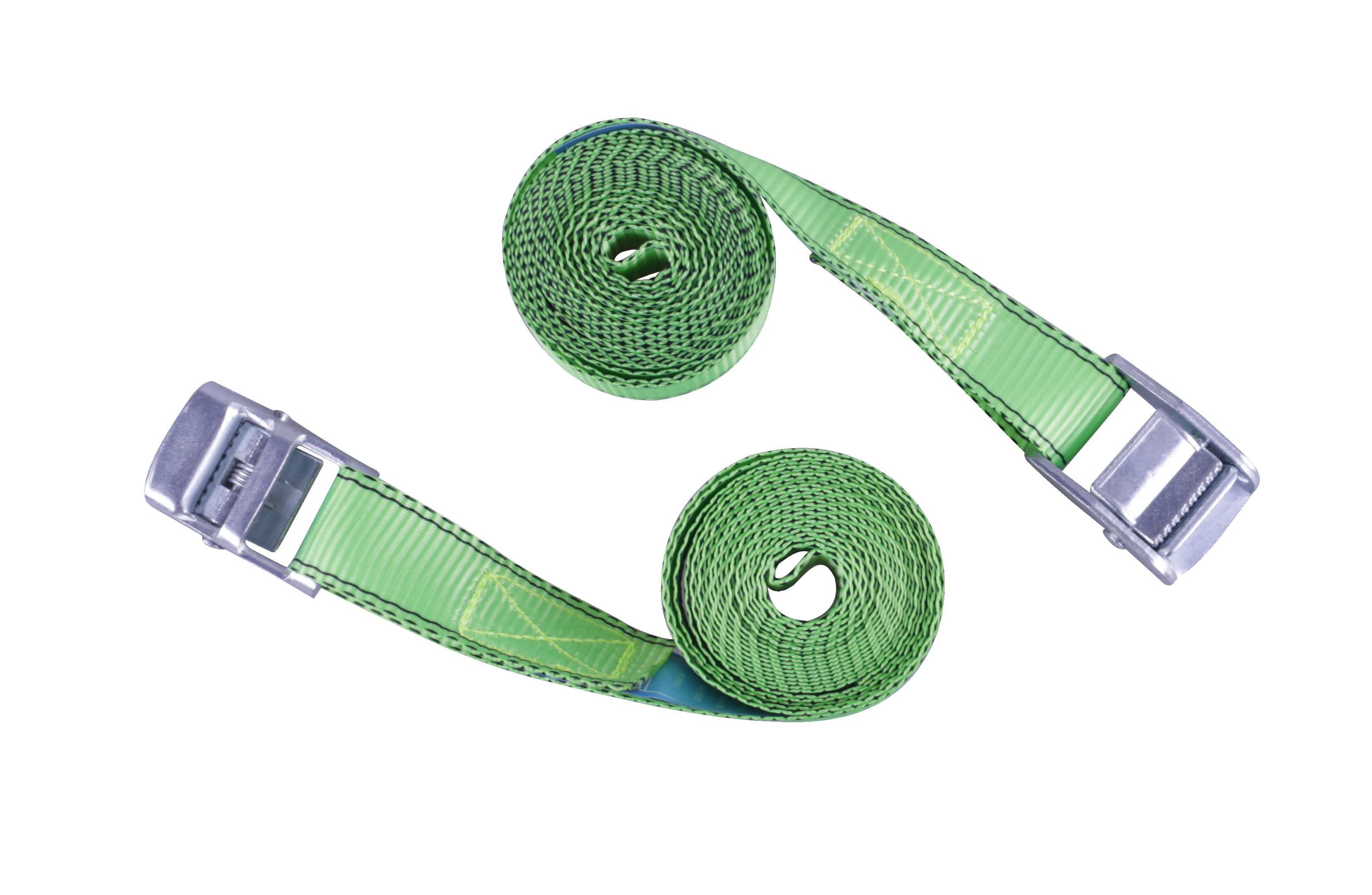 AGI Robur - 2 sangles d'arrimage avec boucle de serrage, 25 mm x 3 m