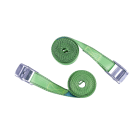 AGI Robur - 2 sangles d'arrimage avec boucle de serrage, 25 mm x 3 m