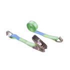 AGI Robur - Sangle d'arrimage en deux parties avec cliquet tendeur et crochet, 25mm x 5m