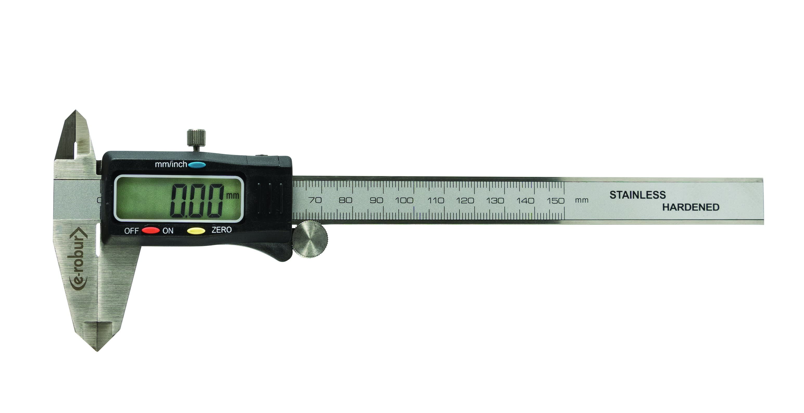 AGI Robur - Pied à coulisse digital 150mm, chiffres 11mm, précision 0,02mm