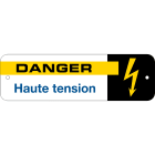 AGI Robur - Plaque PVC 200 x 60mm, Danger haute tension