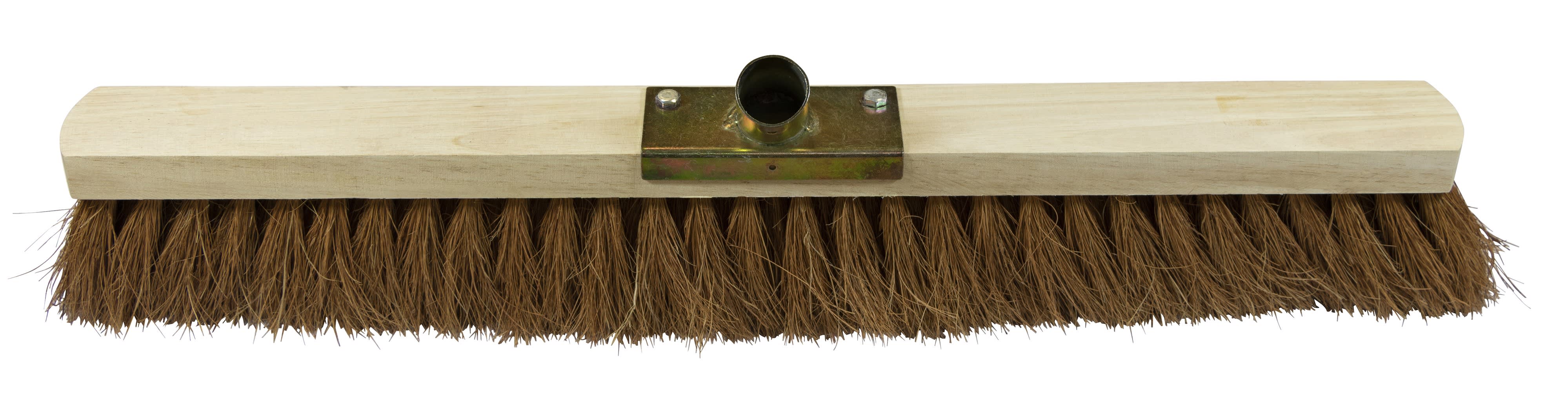 AGI Robur - Balai coco, douille métal pour manche cantonnier, largeur 600 mm