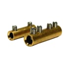 AGI Robur - Connecteur cylindrique laiton nu avec vis acier, 1,5 - 10 mm2. 10 pieces.