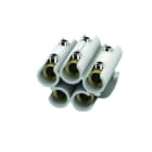 AGI Robur - Connecteur aluminium étamé isolé cylindrique, 5 pôles, 1,5 - 6 mm²