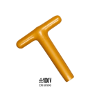 AGI Robur - Clé à béquille 6 pans en T courte 19 mm, isolée 1000V