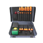 AGI Robur - Kit d'outils isoles en sacoche, 9 outils et multimetre MMP3