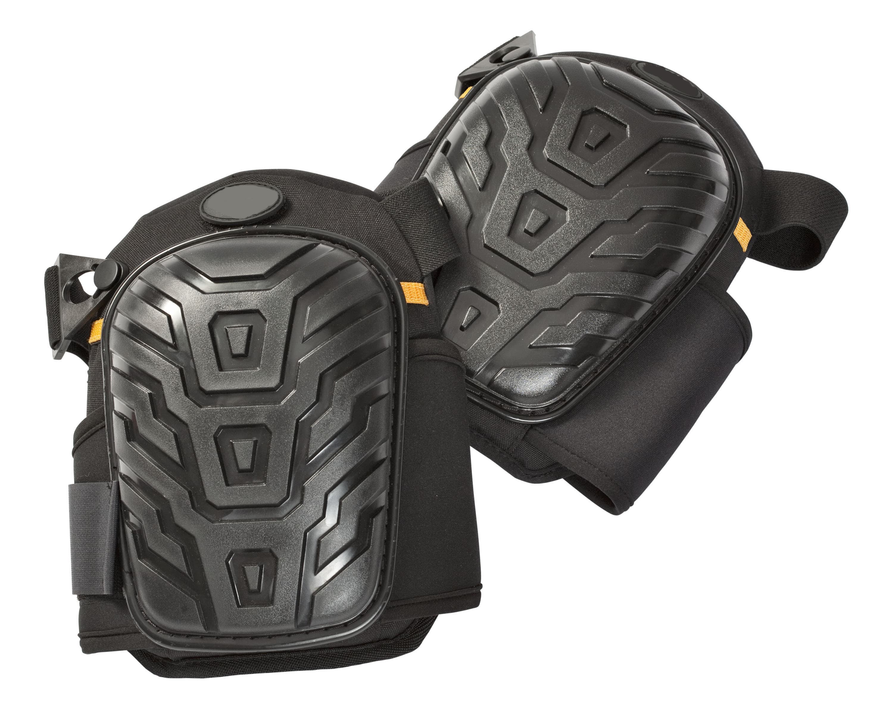 AGI Robur - Paire de genouillères en gel+EVA. Coque polyester, sangle ajustable.