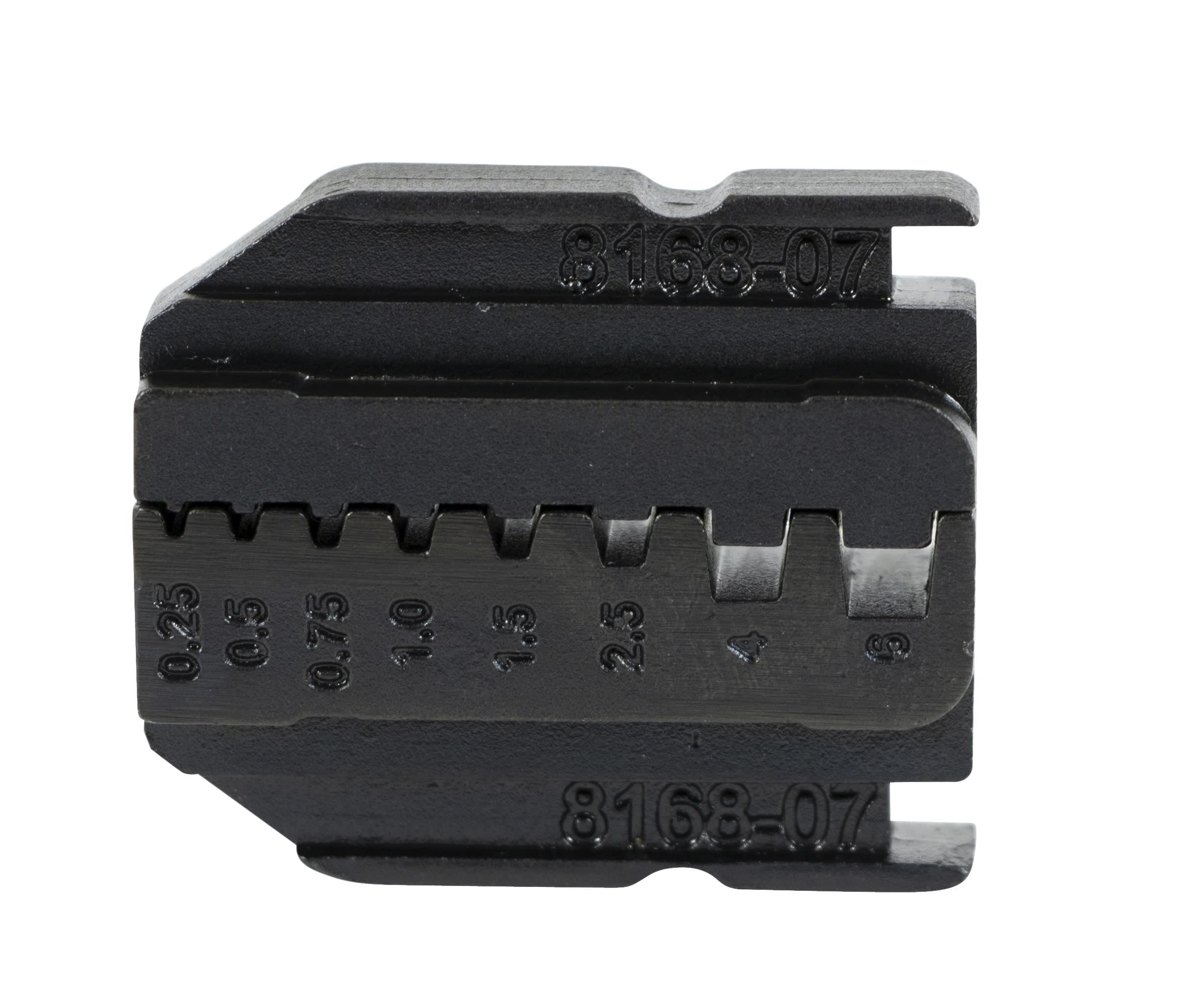 AGI Robur - Paire de matrices de sertissage pour pince PMI0516 pour embouts 0,25-6,0mm²