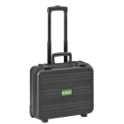 AGI Robur - Valise à roulettes, 2 plateaux à poches, avec serrure, poignée ergonomique.