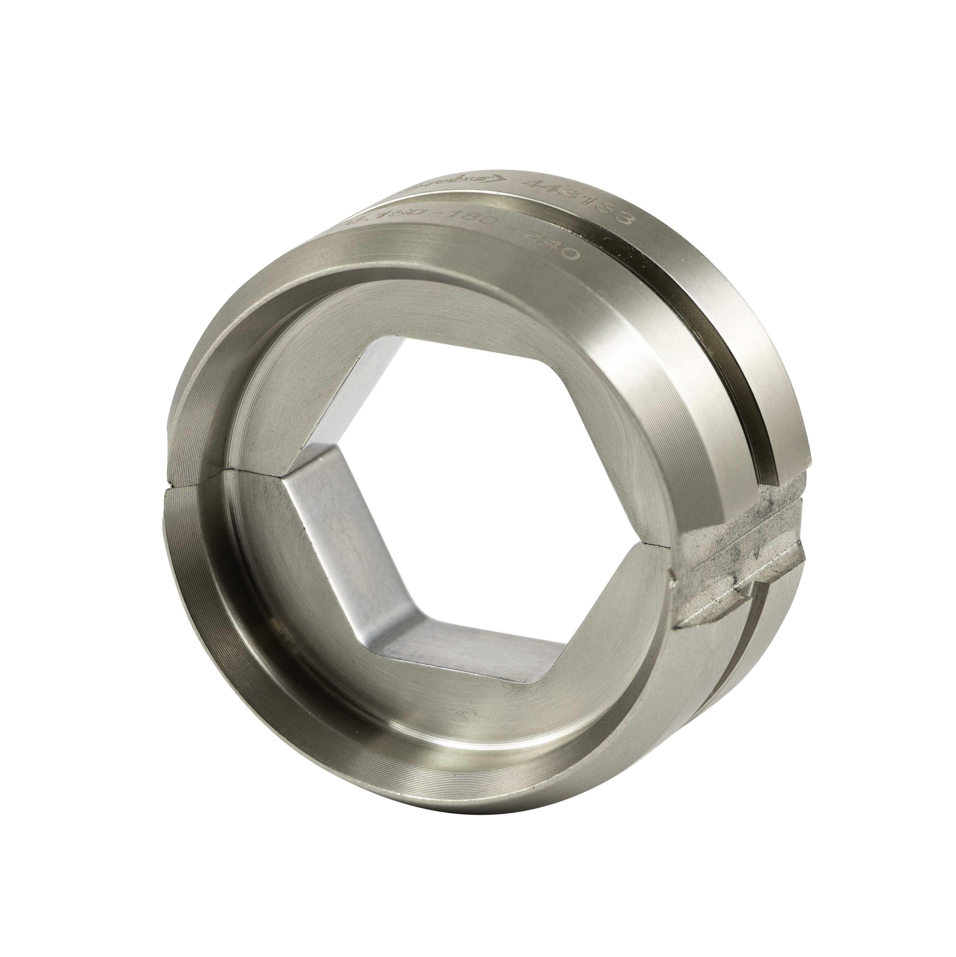 AGI Robur - Matrice hexa pour presse 6 tonnes et cosses ind. Al/Cu, capacité 300 mm²