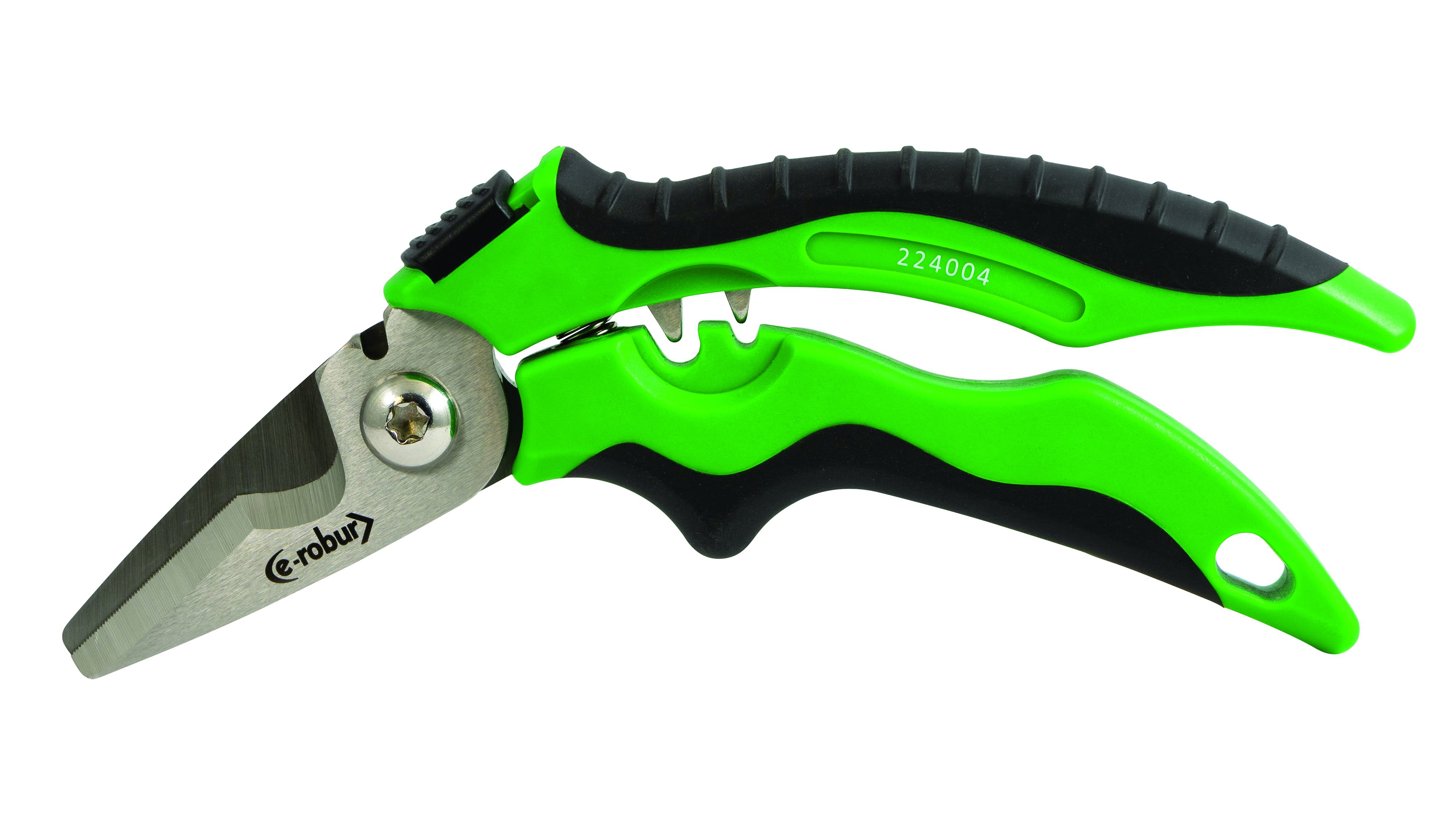 AGI Robur - Ciseau électricien a encoche, manche bimatière, longueur 180 mm.