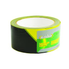 AGI Robur - Ruban de délimitation jaune-noir, largeur 50mm, longueur 100m