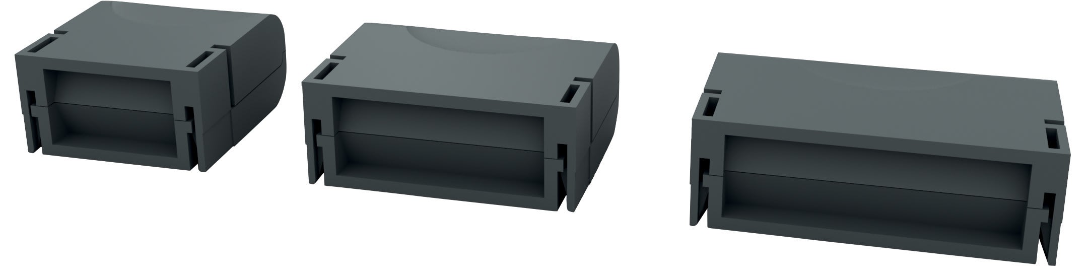 AGI Robur - Pack de 4 boites de jonction 0,6kV, IPX8, avec gel isolant, taille 3 pour 3x2 ou
