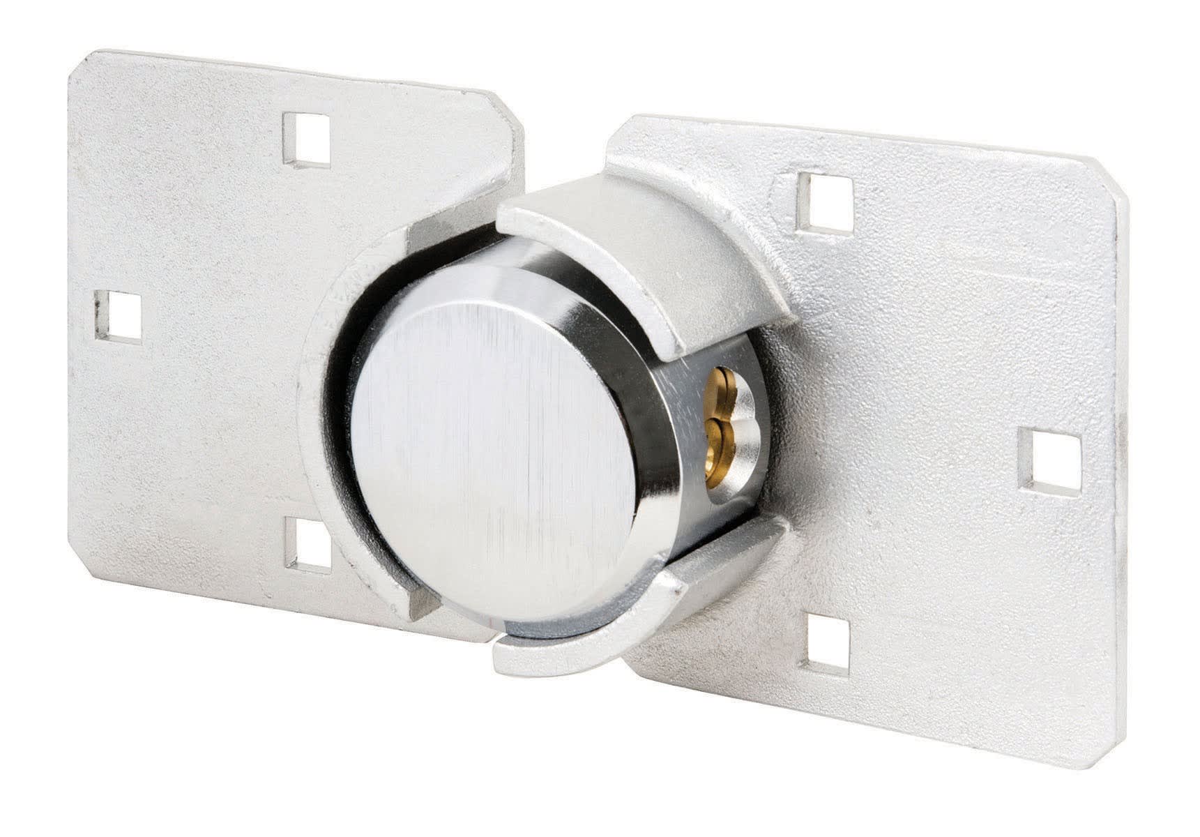 AGI Robur - Cadenas à anse cachée et moraillon pour de camion, camionnette, portails, etc.