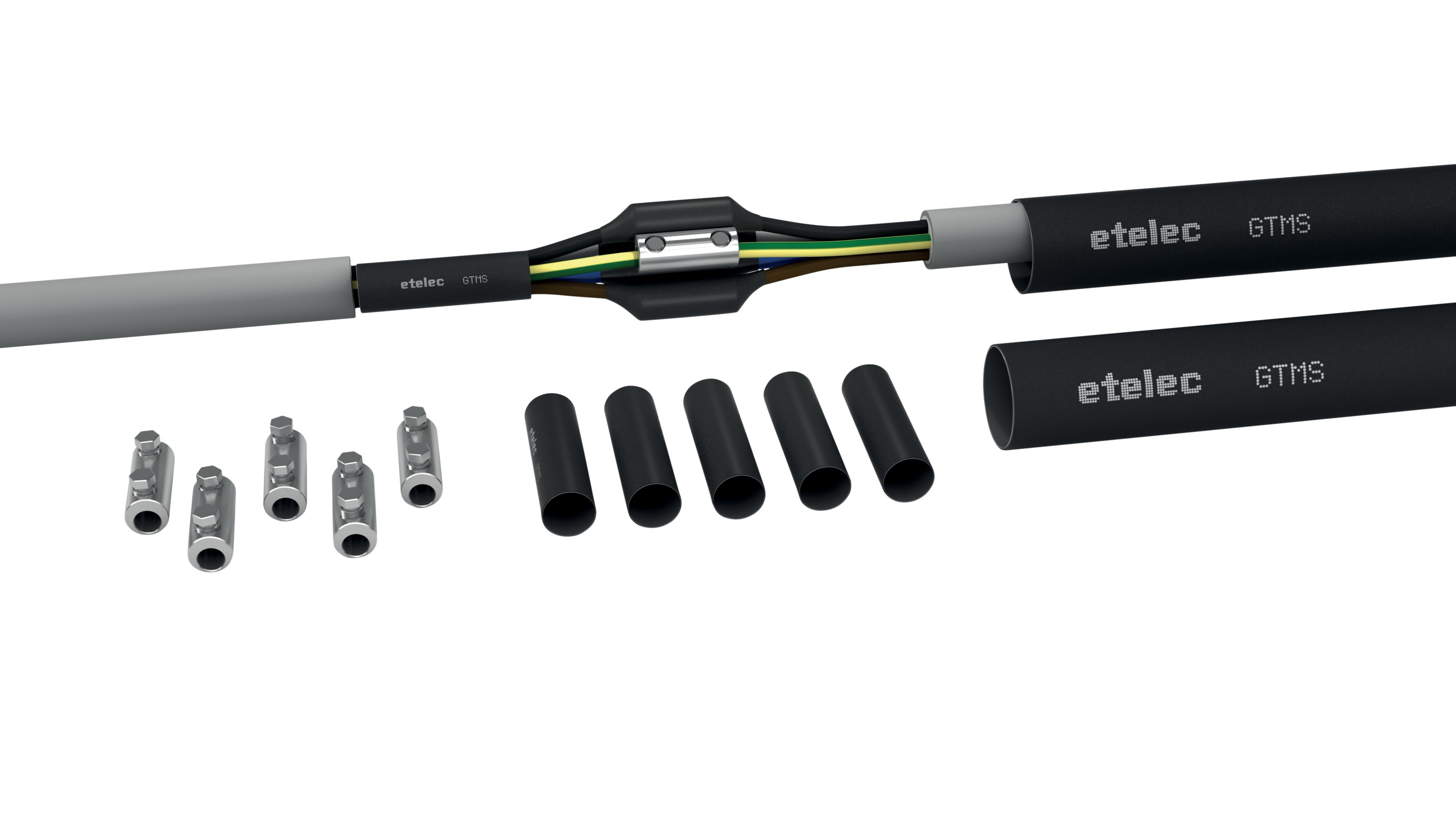 AGI Robur - Kit gaine thermo. avec scellant et 5 connecteurs à vis cassante 25-50mm²