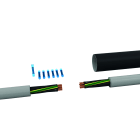 AGI Robur - Kit gaine thermo. avec scellant, armature et 14 cosses 1,5-2,5mm². Long 330mm.