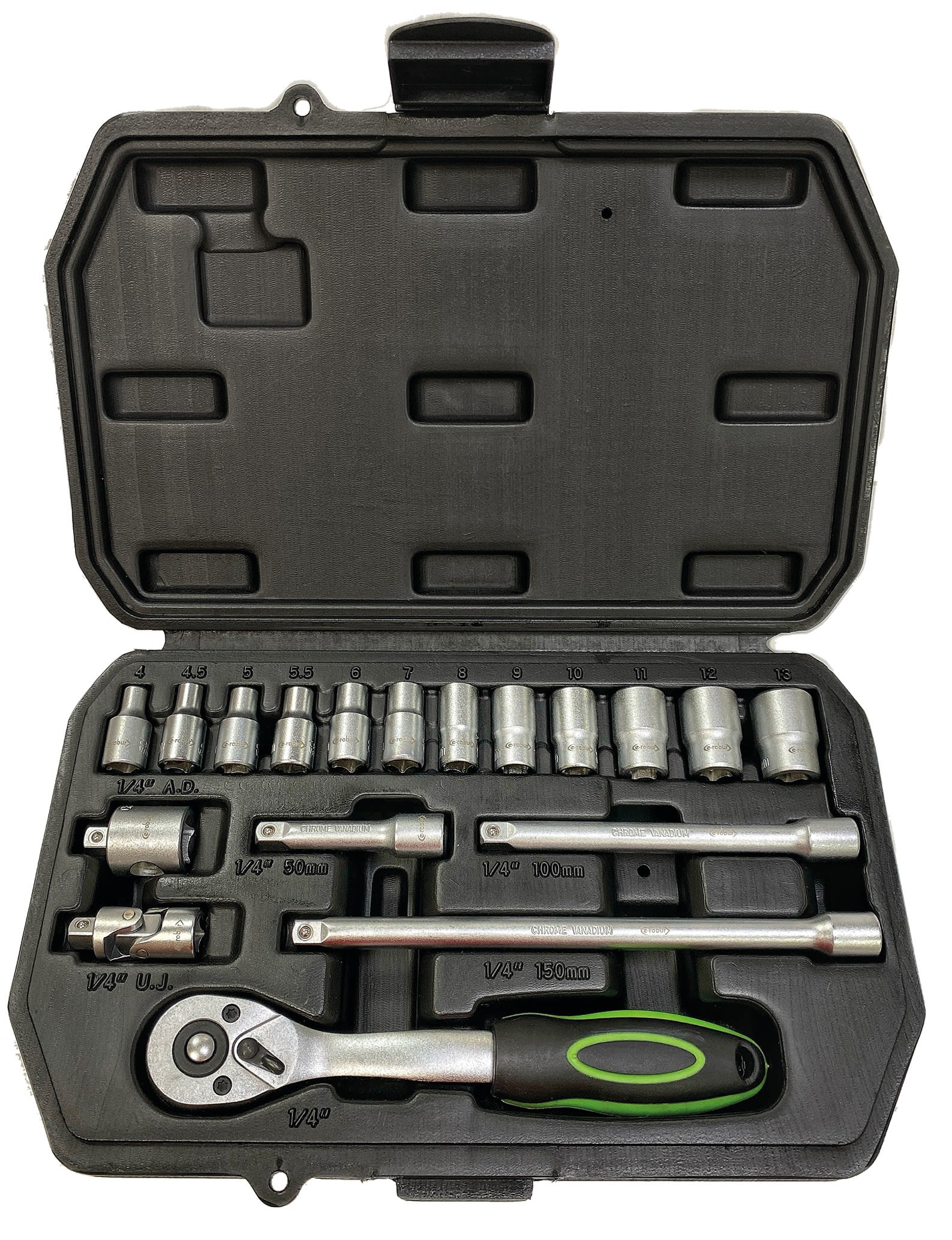 AGI Robur - Cliquet et douilles 18 pièces