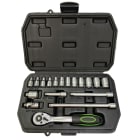 AGI Robur - Cliquet et douilles 18 pièces