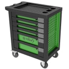 AGI Robur - Servante atelier acier 6 tiroirs sur roulettes 460x780x900 mm