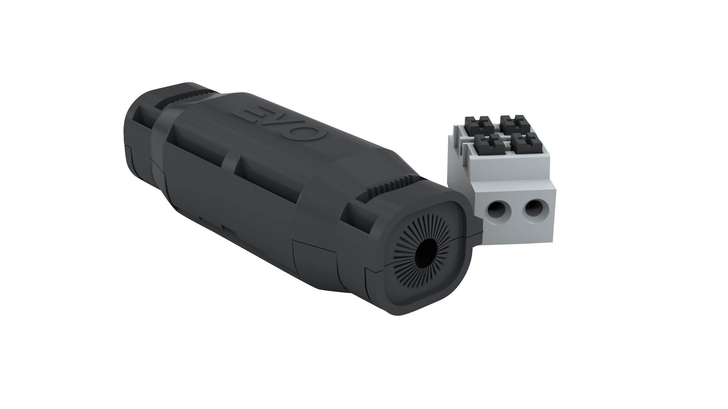 AGI Robur - Boite de jonction 0,6/1Kv, 24 A IP68 avec gel et connecteur 2P 0,5-1,5 mm²