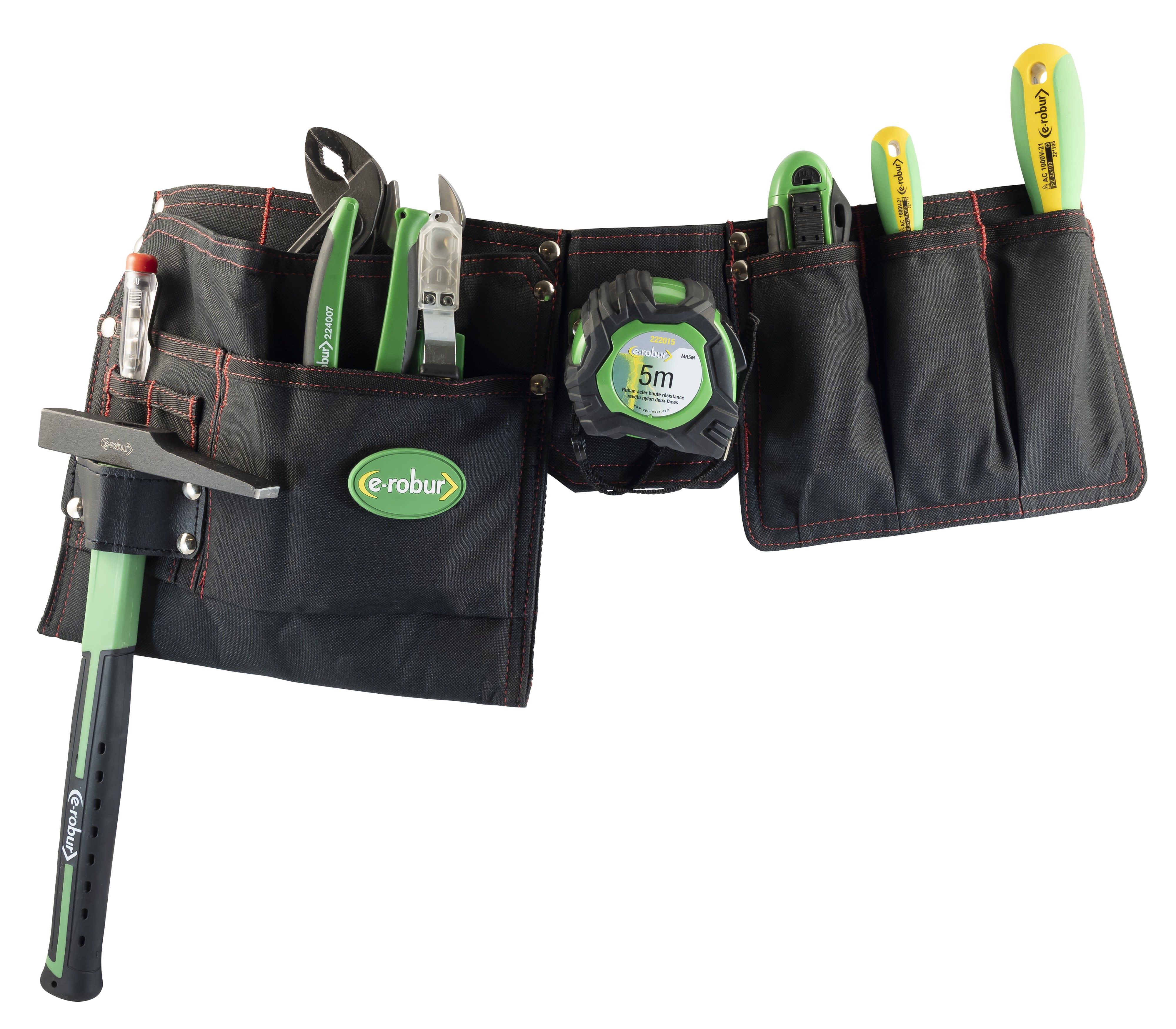 AGI Robur - Tablier de travail en polyester et pvc 8 poches