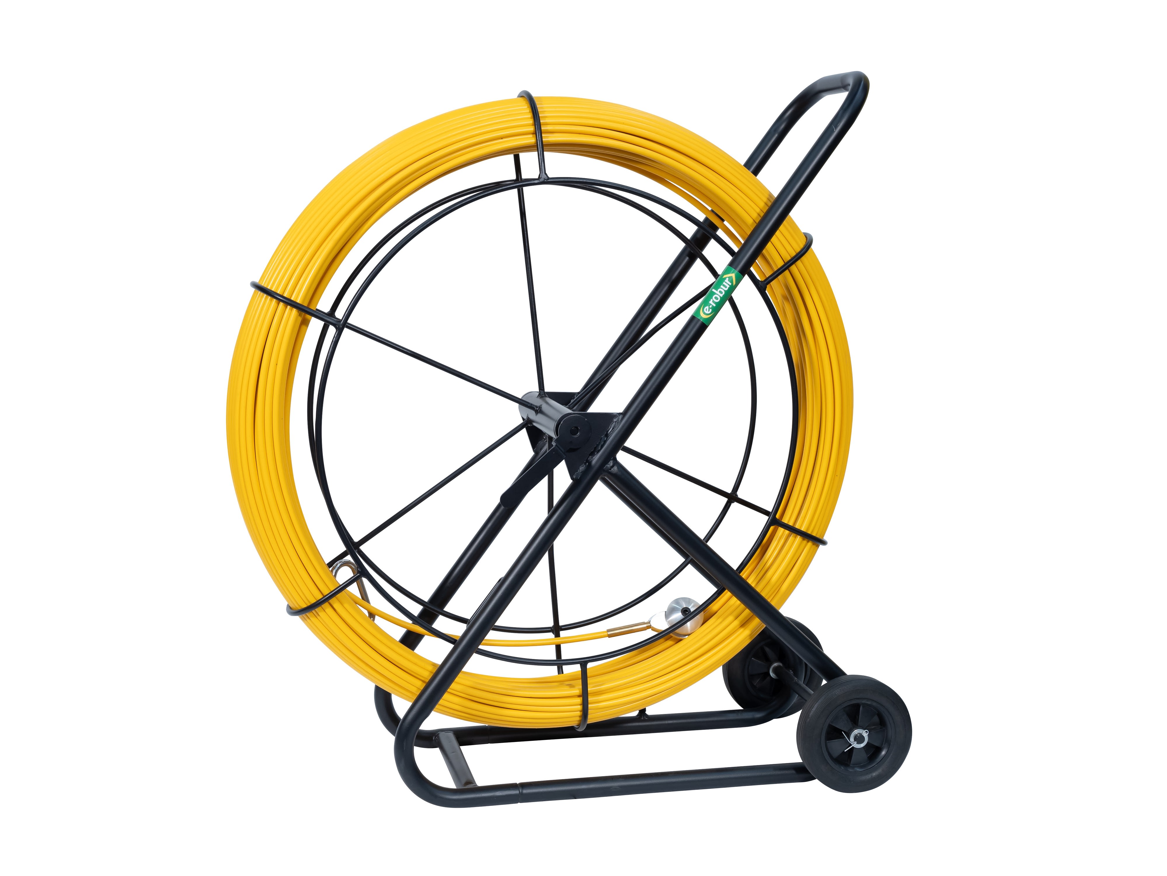 AGI Robur - Aiguille fibre de verre diam 9mm, long 60m, sur touret à roues diam 800mm