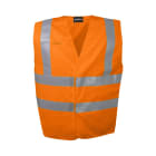 AGI Robur - Gilet de signalisation orange fluo multirisques EN ISO 20471 EN 1149-5 EN ISO 14