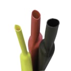 AGI Robur - Gaine thermorétractable, barre de 1 m, rétreint 2:1, diam. 12,7/6,4 mm, noir