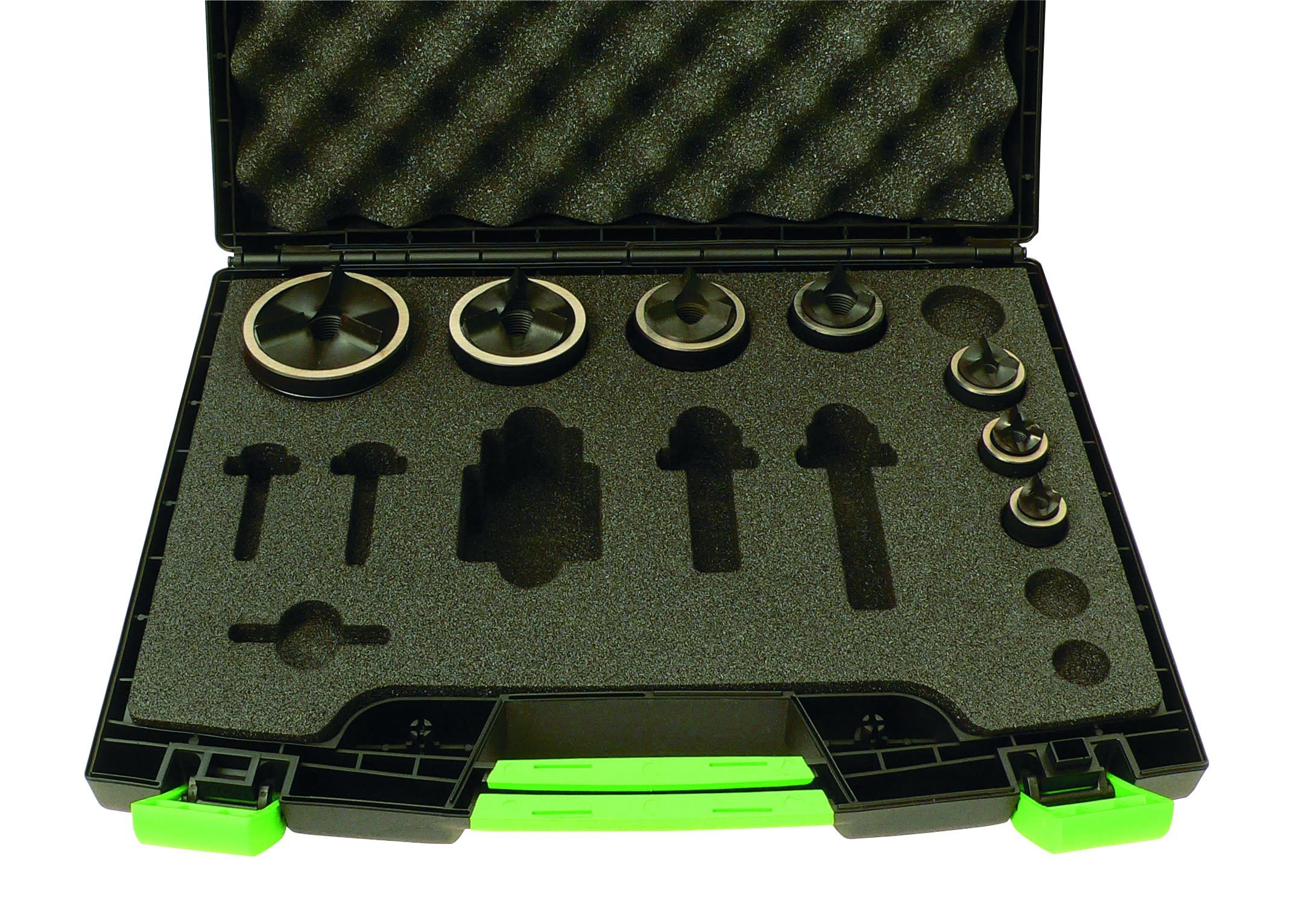 AGI Robur - Coffret 9 poinçons et matrices e-vo3+, PE 9 à 48 sans 42, sans axe.