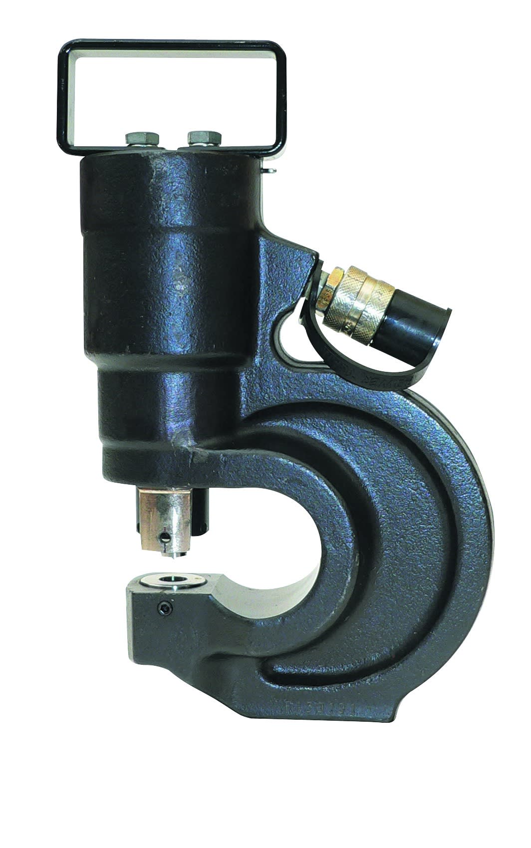 AGI Robur - Poinçonneuse hydraulique col de cygne pour barre cuivre rigide.