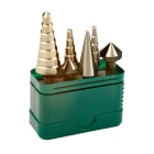 AGI Robur - Composition 6 embouts étagés, coniques et fraises