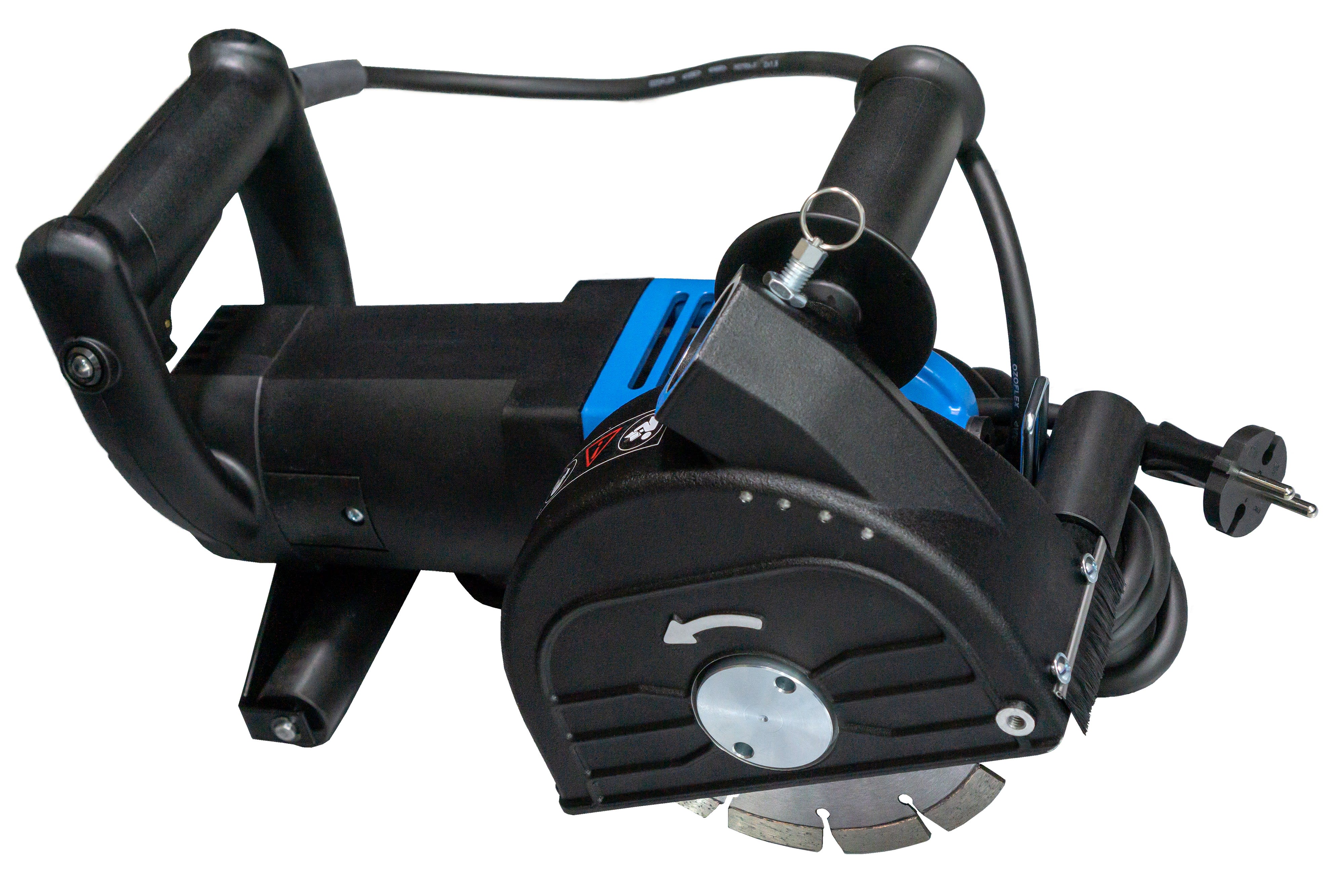 AGI Robur - Rainureuse béton en coffret capacité 46 x 45 mm, livrée avec 2 disques et ciseau