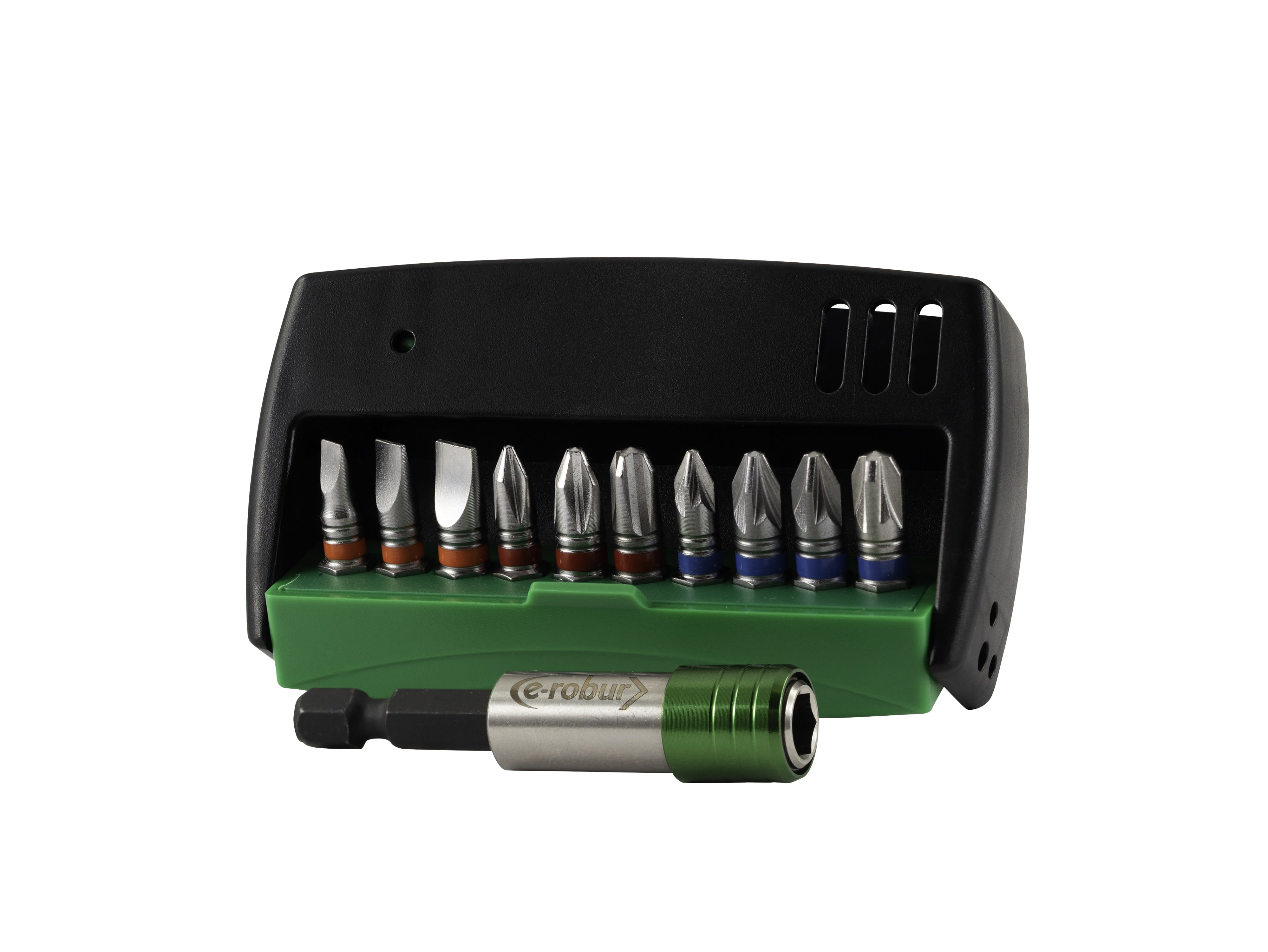 AGI Robur - Composition de 10 embouts de vissage 25 mm assortis PZ, PH et plats