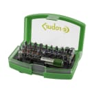 AGI Robur - Composition de 30 embouts de 25 mm assortis plats, PZ, PH, Hex, Torx, porte emb.