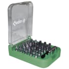 AGI Robur - Composition de 30 embouts de 25 mm assortis plats, PZ, PH, Hex, Torx, porte emb.