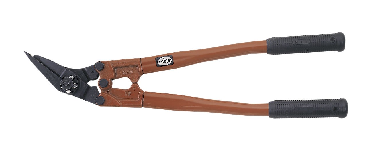 AGI Robur - Cisaille coupe feuillard démultipliée. Capacité 32x0,9mm