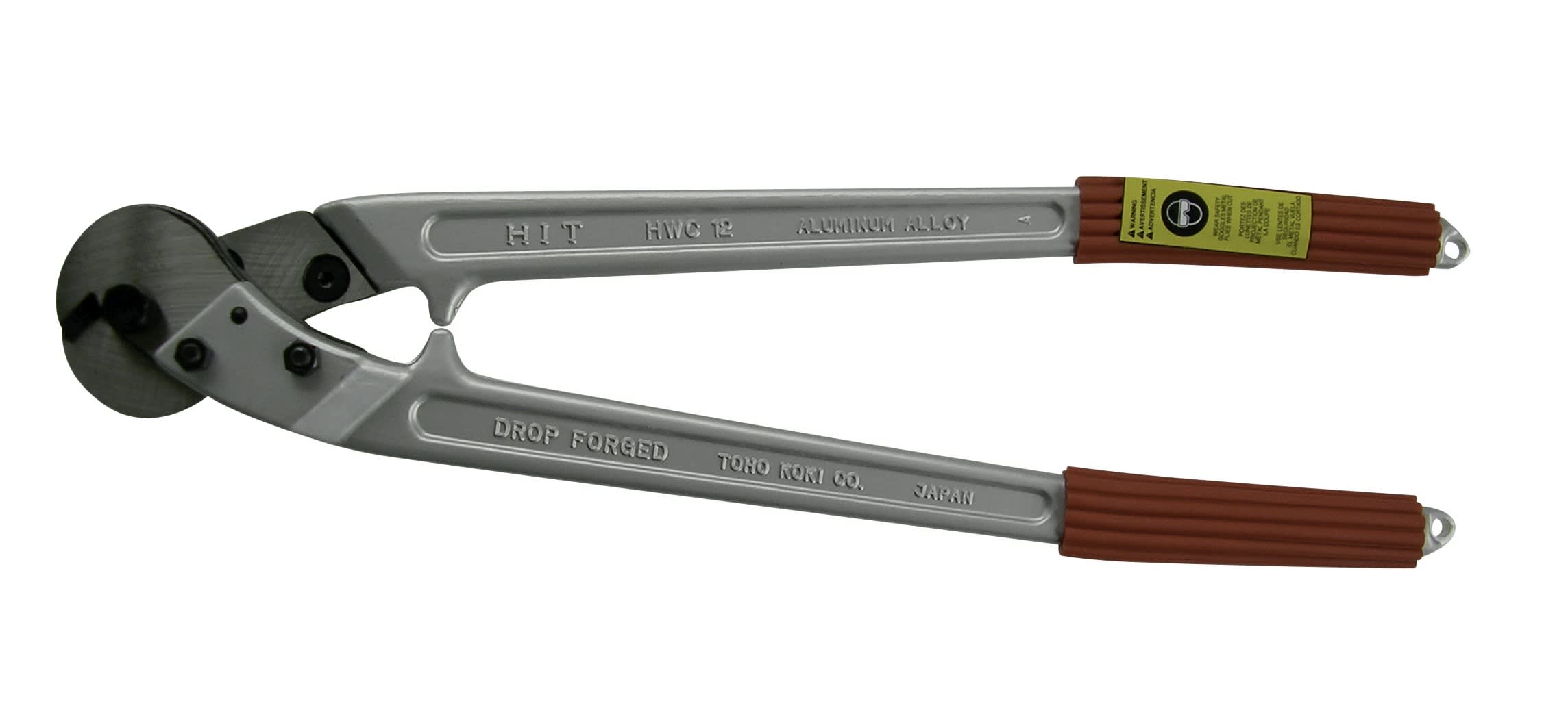 AGI Robur - Coupe-câbles acier capacité 12mm, manches aluminium