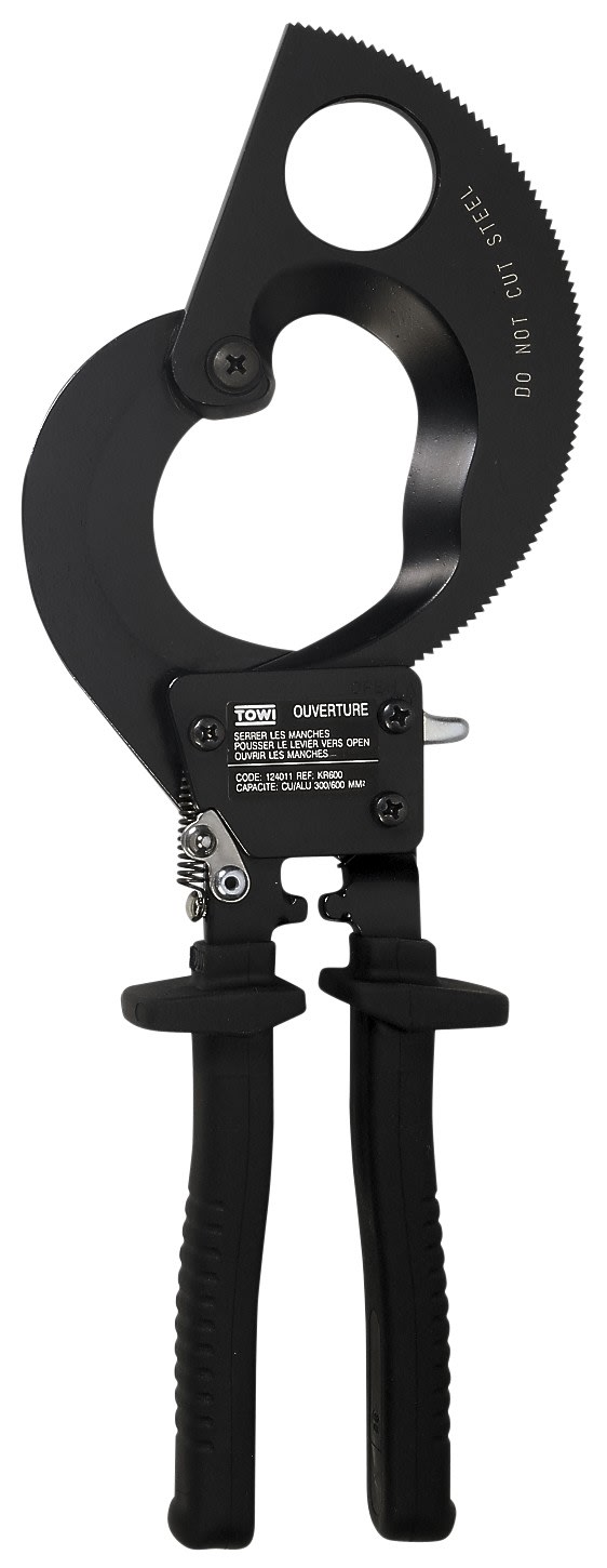 AGI Robur - Coupe-câbles cuivre a cliquet une main capacité 300mm²