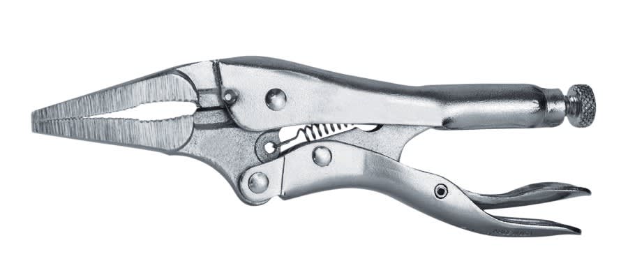 AGI Robur - Pince étau à becs fins long. 100mm