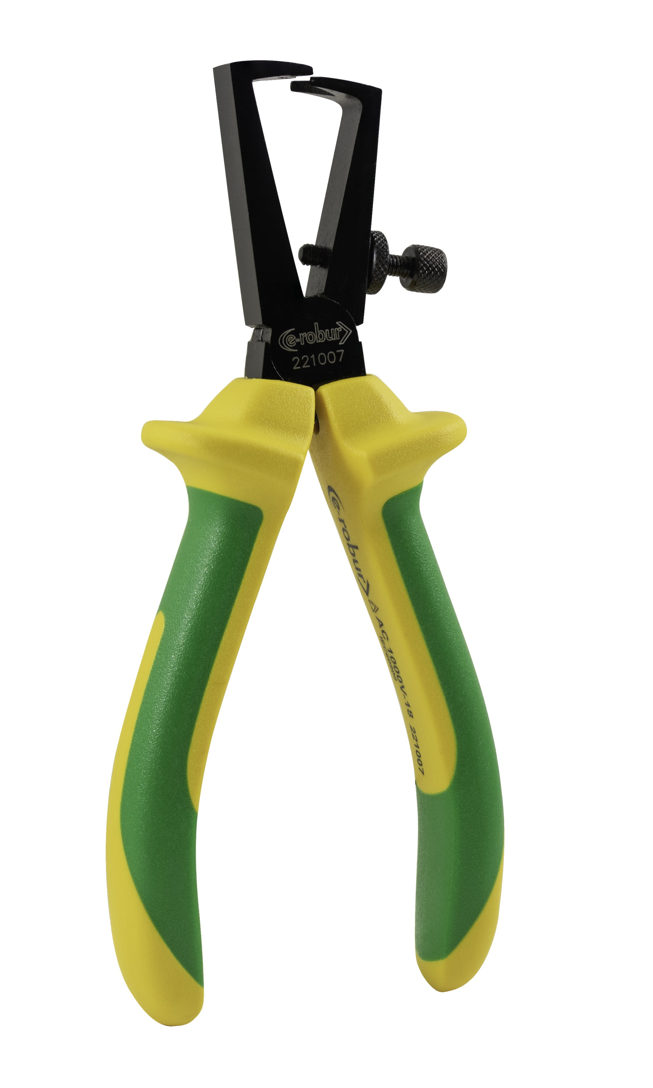 AGI Robur - Pince à dénuder en bout isolée 1000 V capacité 0,6 à 10,0 mm²