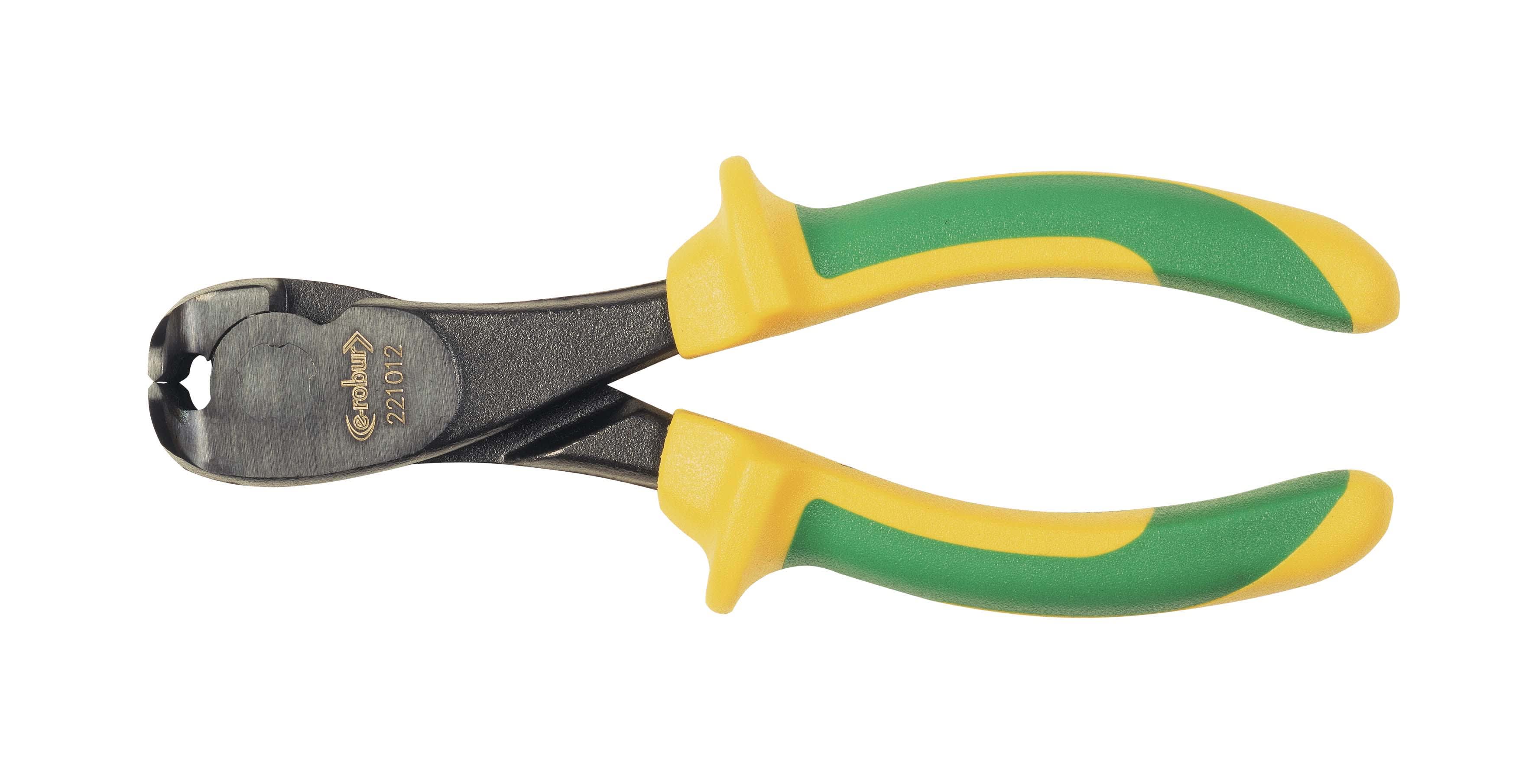 AGI Robur - Pince coupante en bout isolée, long 160 mm.