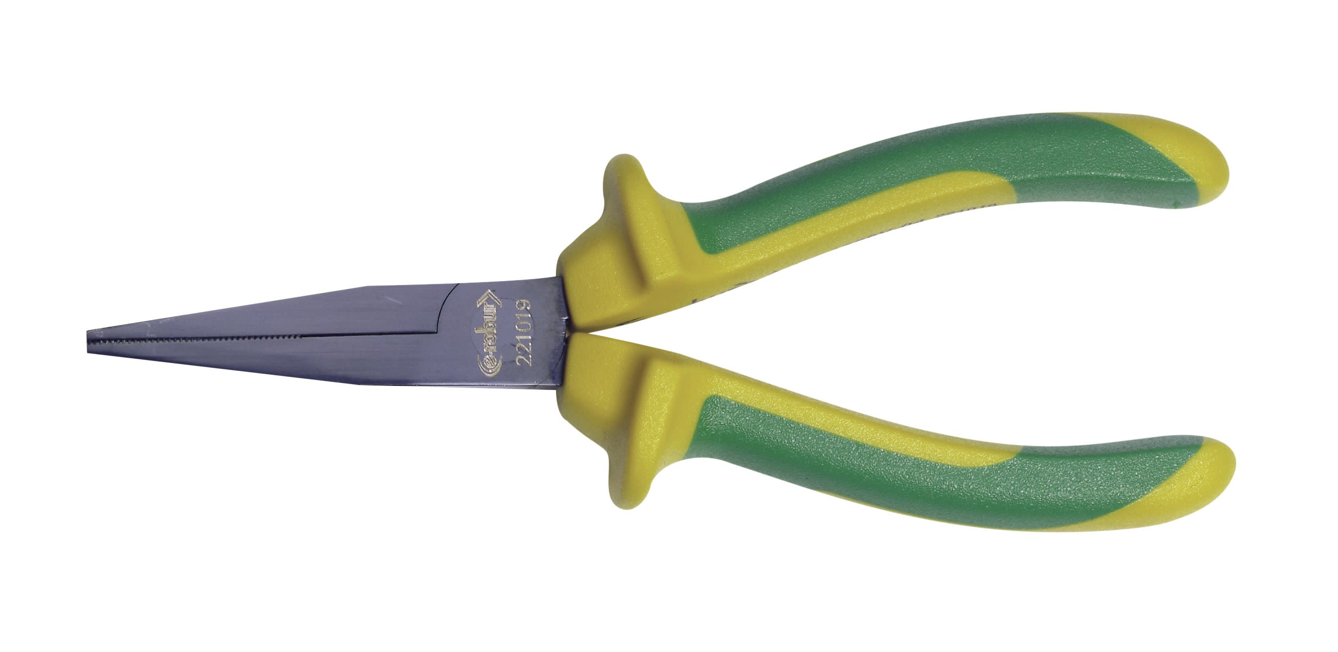 AGI Robur - Pince à becs plats, isolée, long 160 mm.