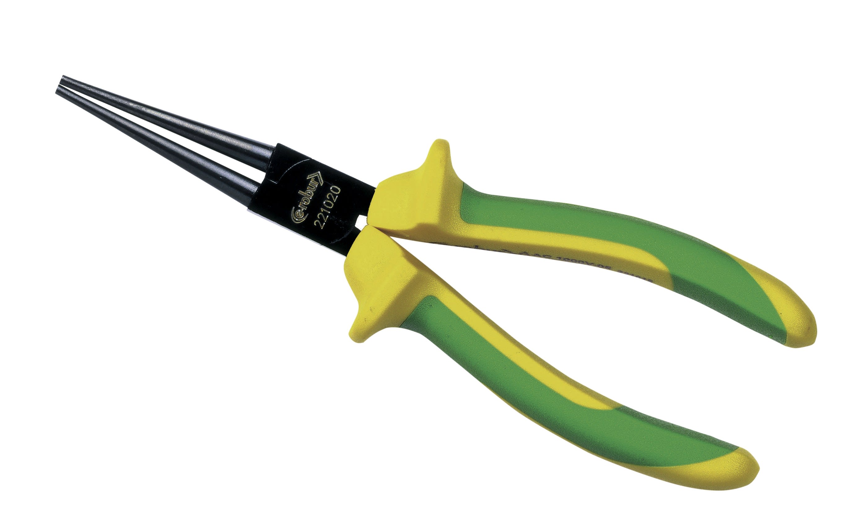 AGI Robur - Pince à becs ronds, isolée, long 160 mm.
