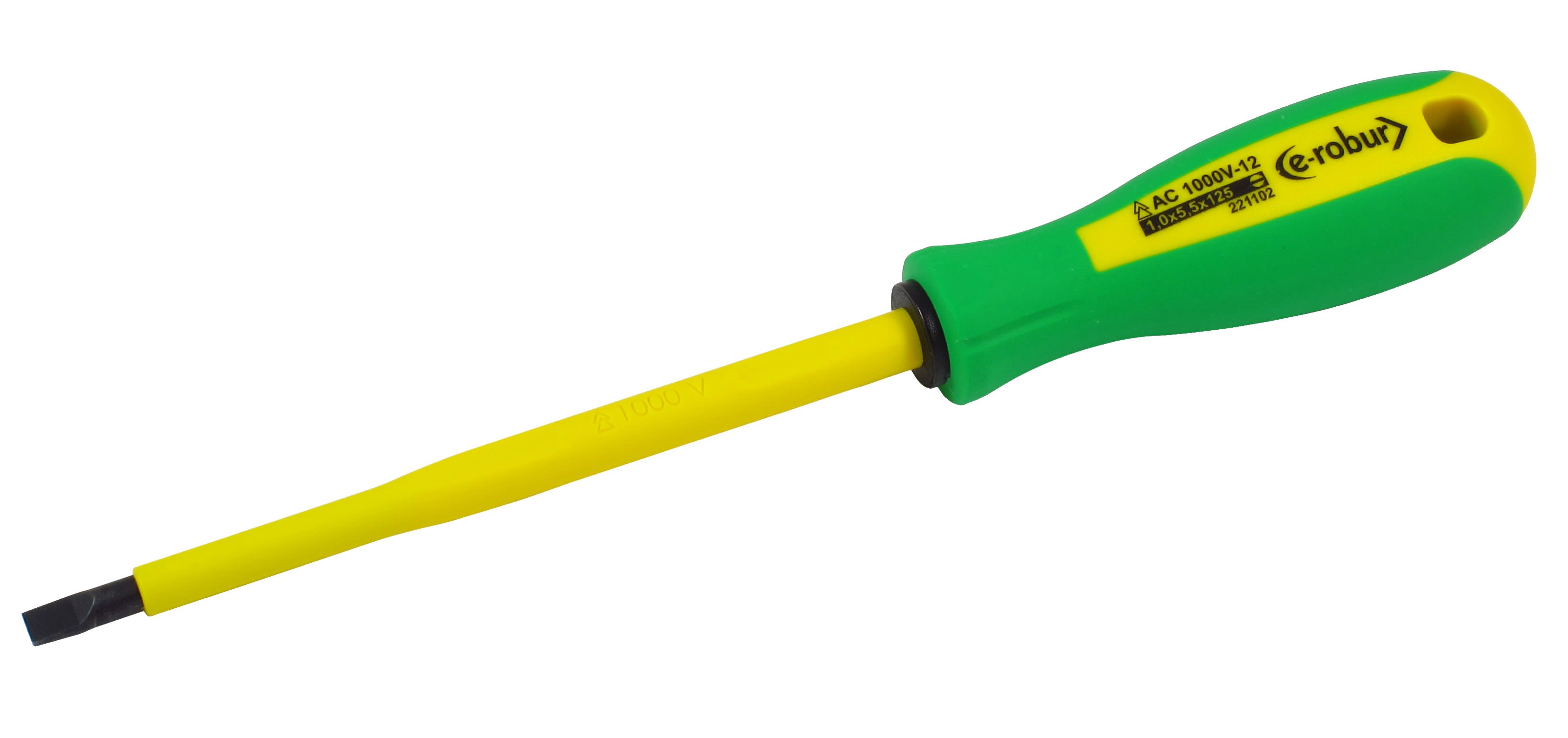 AGI Robur - Tournevis plat isolé 1000 v 3x100 mm