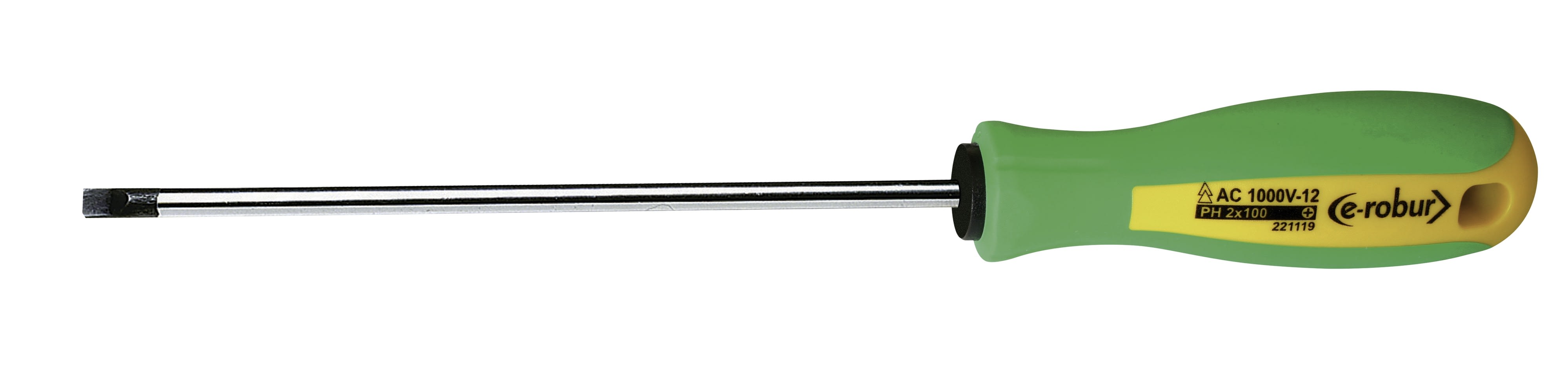 AGI Robur - Tournevis plat lame nue 4x125 mm