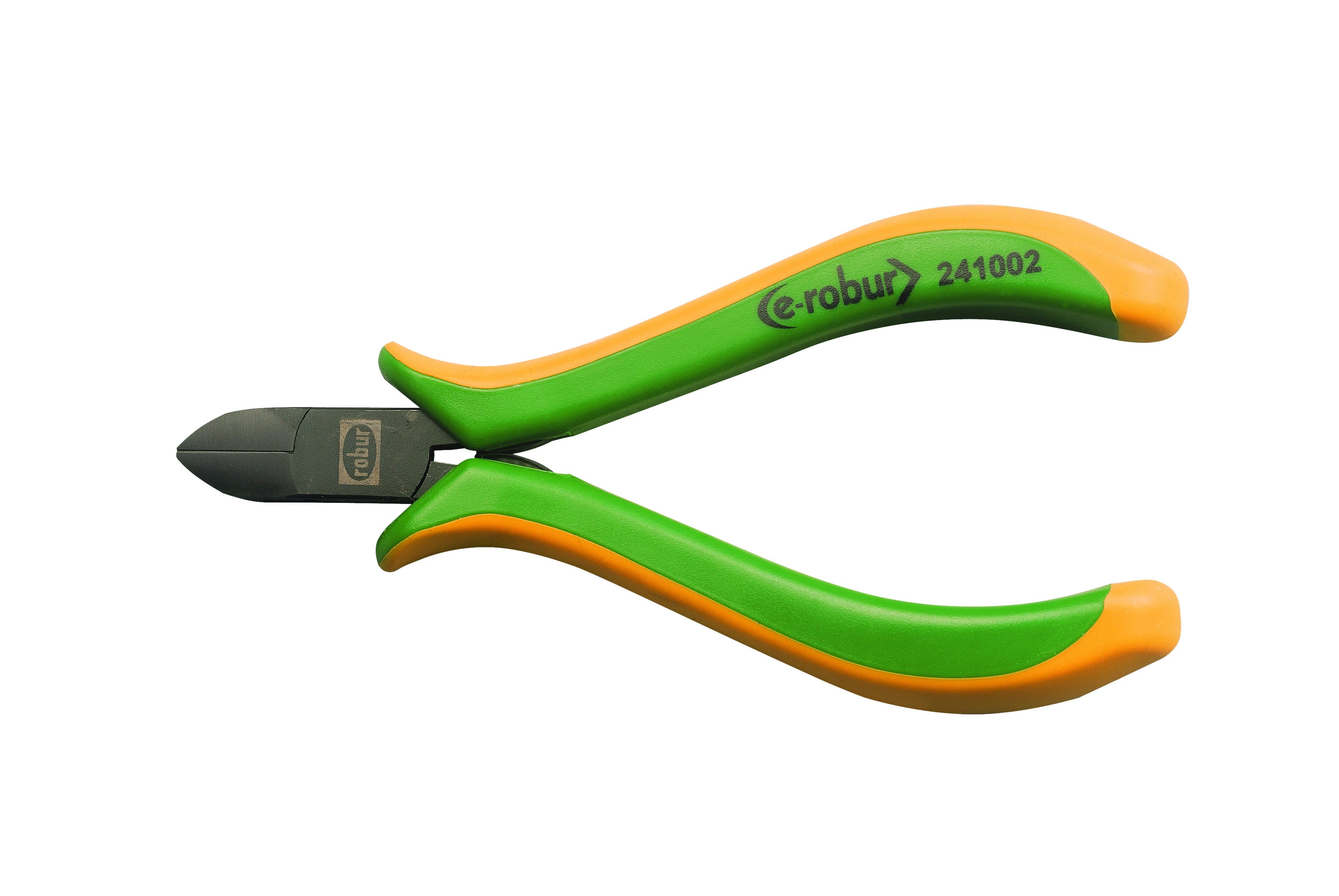 AGI Robur - Pince coupante diagonale coupe rase long 115mm, entrepassée, manches bimatière.